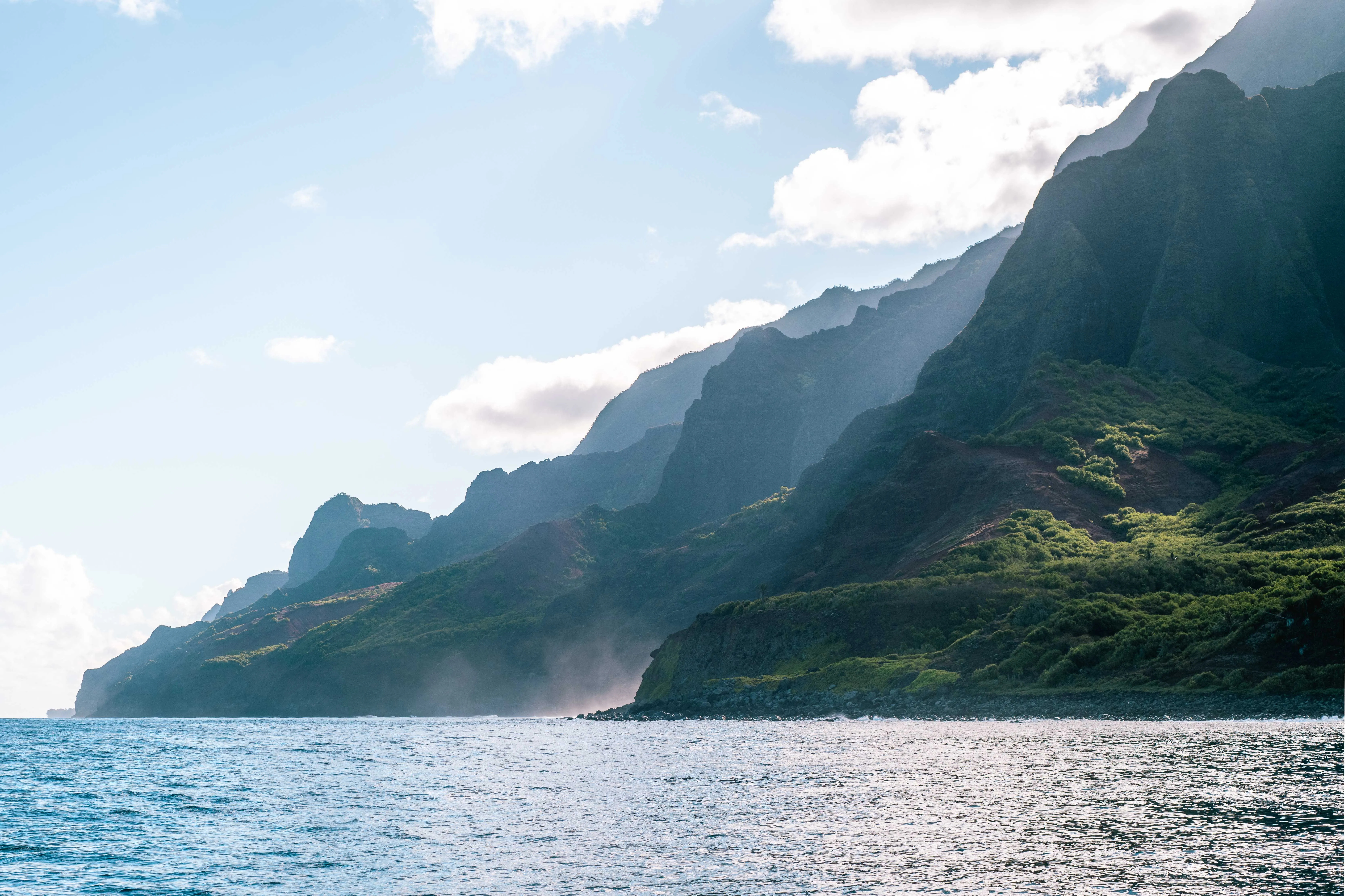 Thomas McClure fine art landscape photography of dramatic sea cliffs on the Na Pali Coast Kauai Hawaii